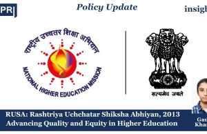 RUSA: Advancing Quality And Equity In Higher Education – IMPRI Impact And Policy Research Institute Rusa, 2013