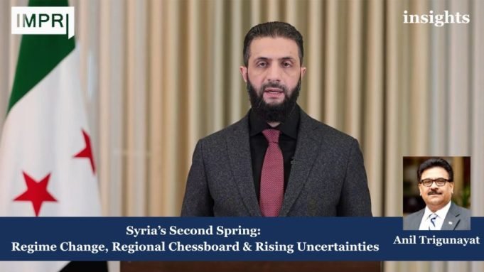 Syria’s Second Spring: Regime Change, Regional Chessboard & Rising Uncertainties – IMPRI Impact And Policy Research Institute Insights poster 4 1 e1745599379459