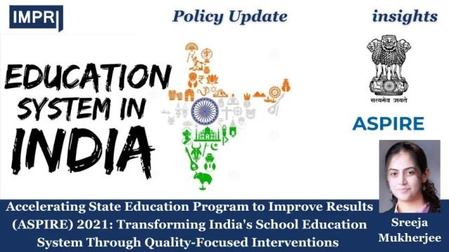 Accelerating State Education Program To Improve Results (ASPIRE) 2021: Transforming Policy Update