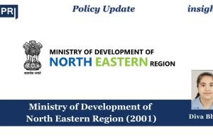 Ministry Of Development Of North Eastern Region (2001): Strengthening India’s Northeastern Integration – IMPRI Impact And Policy Research Institute Ministry of Development of North Eastern Region
