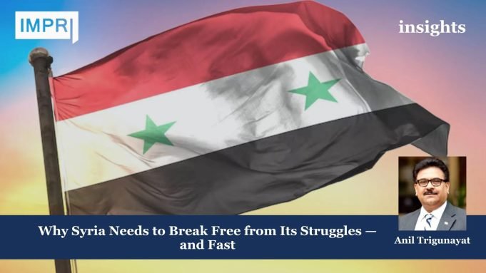 Why Syria Needs To Break Free From Its Struggles — And Fast – IMPRI Impact And Policy Research Institute 5 1