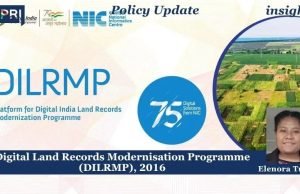 Digital Land Records Modernisation Programme (DILRMP), 2016 – IMPRI Impact And Policy Research Institute Digital Land Records Modernisation Programme (DILRMP), 2016