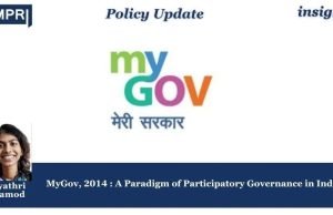 MyGov,2014: A Paradigm Of Participatory Governance In India – IMPRI Impact And Policy Research Institute MYGOV: A PARADIGM OF PARTICIPATORY GOVERNANCE IN INDIA