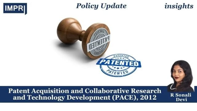 Patent Acquisition and Collaborative Research and Technology Development (PACE), 2012