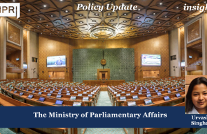 The Ministry Of Parliamentary Affairs – IMPRI Impact And Policy Research Institute Policy Update 3 1
