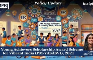 PM Young Achievers Scholarship Award Scheme For Vibrant India (PM-YASASVI), 2021 – IMPRI Impact And Policy Research Institute PM Young Achievers Scholarship Award Scheme for Vibrant India (PM-YASASVI), 2021