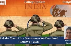 Raksha Mantri Ex-Servicemen Welfare Fund (RMEWF),2023 – IMPRI Impact And Policy Research Institute RMEWF,2023