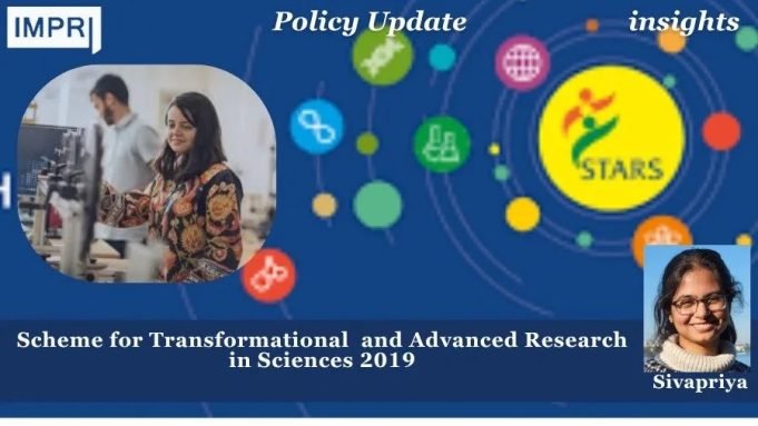 STARS: Scheme For Transformational And Advanced Research In Sciences – IMPRI Impact And Policy Research Institute STARS