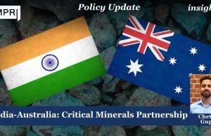 India-Australia Critical Minerals Partnership – IMPRI Impact And Policy Research Institute Partnership