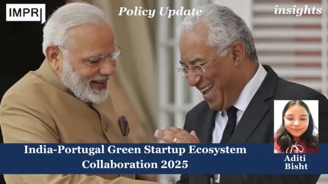 India-Portugal Green Startup Ecosystem Collaboration 2025 - IMPRI Impact And 9