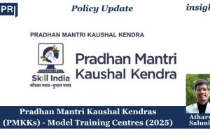 Pradhan Mantri Kaushal Kendras (PMKK) – Model Training Centres (2025) PU insights poster 6 1