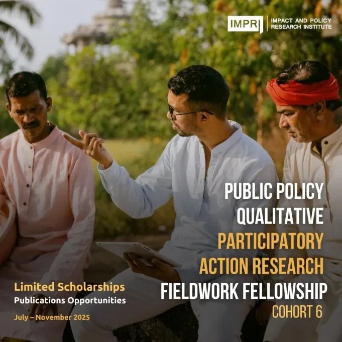 Public Policy Qualitative Participatory Action Research Fieldwork Fellowship Cohort 6.0 – IMPRI Impact And Policy Research Institute WhatsApp Image 2025 10 23 at 12.33.23 PM 1