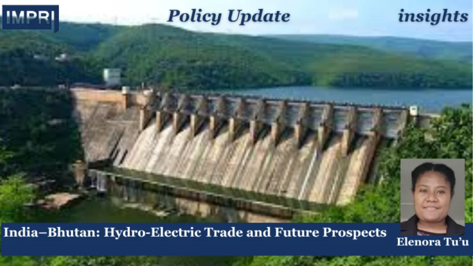India-Bhutan: Hydro-Electric Trade And Future Prospects – IMPRI Impact And Policy Research Institute Hydro