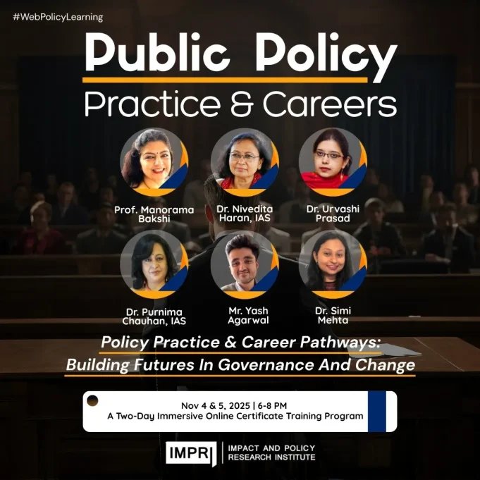 Participants List & Details: Public Policy Practice & Careers – IMPRI Impact And Policy Research Institute WhatsApp Image 2025 10 13 at 16.33.44 35a779f3