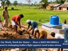 Water For Work, Work For Water — How A 2025 MGNREGA Amendment Is Reshaping India’s Fight Against Rural Water Stress Water for Work, Work for Water — How a 2025 MGNREGA amendment is reshaping India’s fight against rural water stress