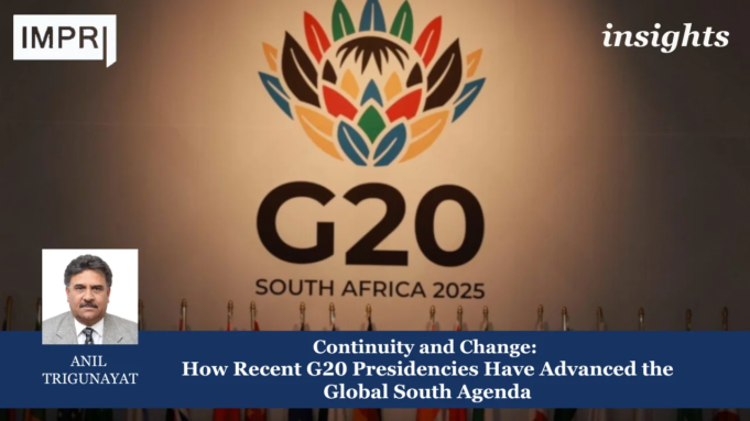 Continuity And Change: How Recent G20 Presidencies Have Advanced The Global South Agenda – IMPRI Impact And Policy Research Institute Copy of Insights 3 1