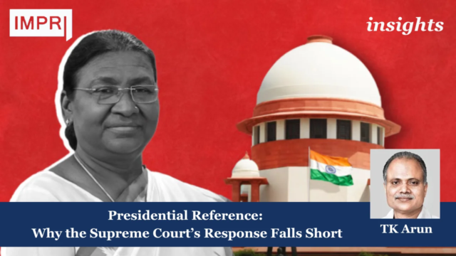 Presidential Reference: Why The Supreme Court’s Response Falls Short - Presidential