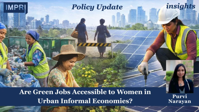 Are Green Jobs Accessible to Women in Urban Informal Economies?