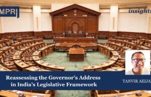 Reassessing Governor’s Address To Legislative Assembly In India Governor's Address to the Legislative Assembly
