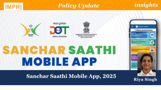 Sanchar Saathi Mobile App, 2023 – IMPRI Impact And Policy Research Institute Sanchar Saathi mobile app