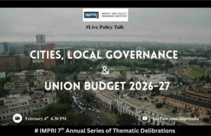 Cities, Local Governance And The Union Budget 2026–27 4 2