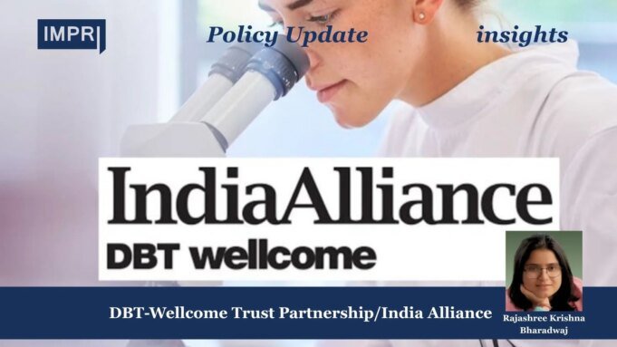 DBT-Wellcome Trust Partnership/India Alliance DBT Wellcome Trust PartnershipIndia Alliance