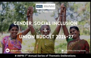 Gender, Social Inclusion And Union Budget 2026– 27 5