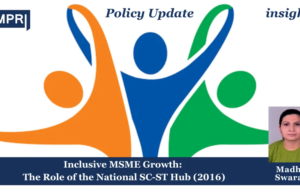 Inclusive MSME Growth: The Role Of The National SC-ST Hub (2016) – IMPRI Impact And Policy Research Institute National