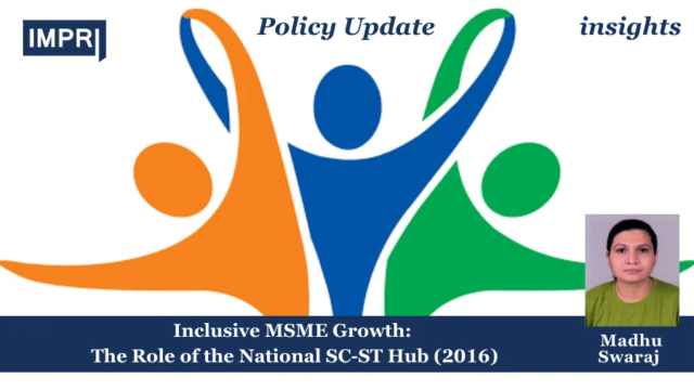 Inclusive MSME Growth: The Role Of The National SC-ST Hub National