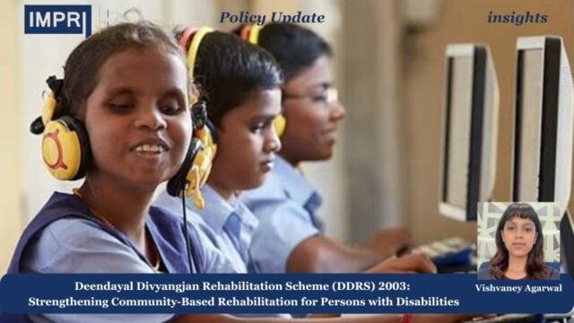 Deendayal Divyangjan Rehabilitation Scheme (DDRS), 2003: Strengthening Community-Based Rehabilitation For Deendayal Divyangjan Rehabilitation Scheme DDRS 2003 Strengthening Community Based Rehabilitation for Persons with Disabilities 1