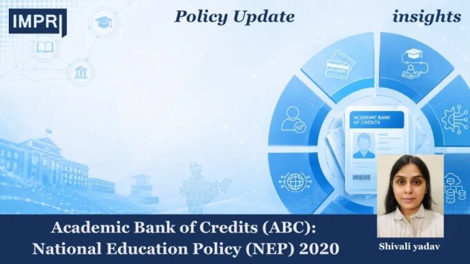 Academic Bank Of Credits (ABC): National Education Policy (NEP) 2020 shivali poster 2