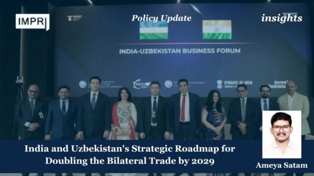 India And Uzbekistan's Strategic Roadmap For Doubling The Bilateral Trade ameya poster 3