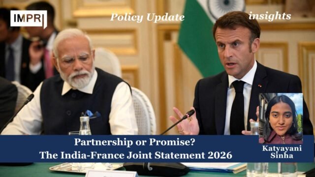 Partnership Or Promise? The India–France Joint Statement As A Legal katyayani poster
