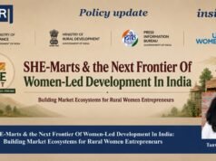 SHE-Marts & The Next Frontier Of Women-Led Development In India Building Market Ecosystems For Rural Women Entrepreneurs tanvi final poster