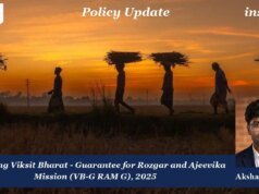 VB-G RAM G And Rural Employment: A Shift From Rights-Based Welfare To Mission-Based Development? akshat poster