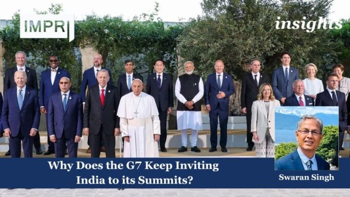 Why Does The G7 Keep Inviting India To Its Summits? swaran singh