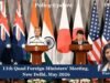 11th Quad Foreign Ministers’ Meeting, New Delhi, May 2026 11 quad
