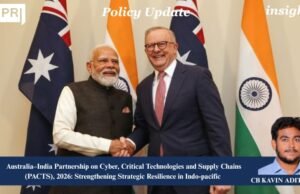 Australia–India Partnership On Cyber, Critical Technologies And Supply Chains (PACTS): Strengthening Strategic Resilience In The Indo-Pacific , Critical Technologies