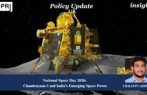 Chandrayaan-3: India’s Emerging Space Power | National Space Day 2026 Chandrayaan-3 Vikram lander on the lunar surface