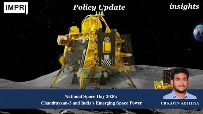 Chandrayaan-3: India’s Emerging Space Power | National Space Day 2026 Chandrayaan-3 Vikram lander on the lunar surface