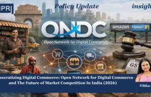 DEMOCRATIZING DIGITAL COMMERCE: ONDC AND THE FUTURE OF MARKET COMPETITION IN INDIA (2026) vibha poster 1