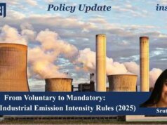 From Voluntary To Mandatory: India’s Industrial Emission Intensity Rules (2025) sruti poster