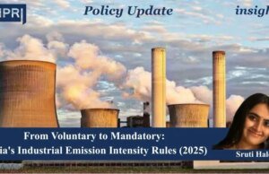 From Voluntary To Mandatory: India’s Industrial Emission Intensity Rules (2025) sruti poster