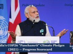India’s COP26 “Panchamrit” Climate Pledges (2021) – Progress Scorecard katyayani 3