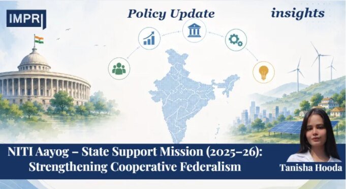 NITI Aayog – State Support Mission (2025–26): Strengthening Cooperative Federalism And State-Level Development Planning tanisha poster 3