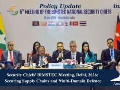 Security Chiefs’ BIMSTEC Meeting, Delhi, 2026: Securing Supply Chains And Multi-Domain Defence – IMPRI Impact And Policy Research Institute Ameya Satam