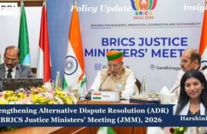 Strengthening Alternative Dispute Resolution (ADR) – BRICS Justice Ministers’ Meeting (JMM), Gandhinagar, May 2026 Brics adr