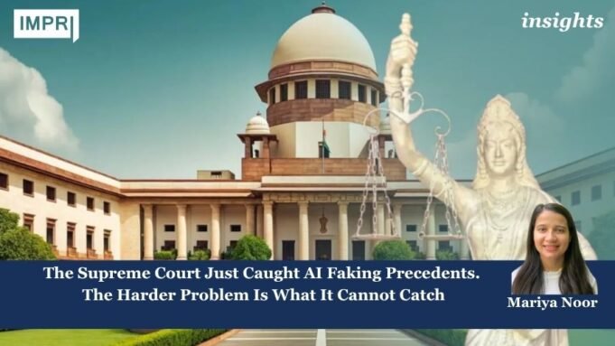 The Supreme Court Just Caught AI Faking Precedents. The Harder Problem Is What It Cannot Catch. Supreme court