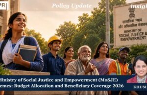 Ministry Of Social Justice And Empowerment (MoSJE) Schemes: Budget Allocation And Beneficiary Coverage 2026 – IMPRI Impact And Policy Research Institute WhatsApp Image 2026 09 16 at 11.27.46 PM