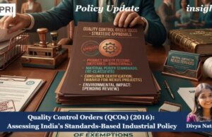 Quality Control Orders (QCOs) (2016): Assessing India’s Standards-Based Industrial Policy – IMPRI Impact And Policy Research Institute impri pic